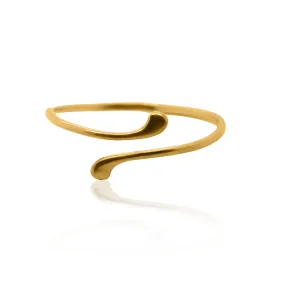 24Kt Gold Molten Droplet Bangle