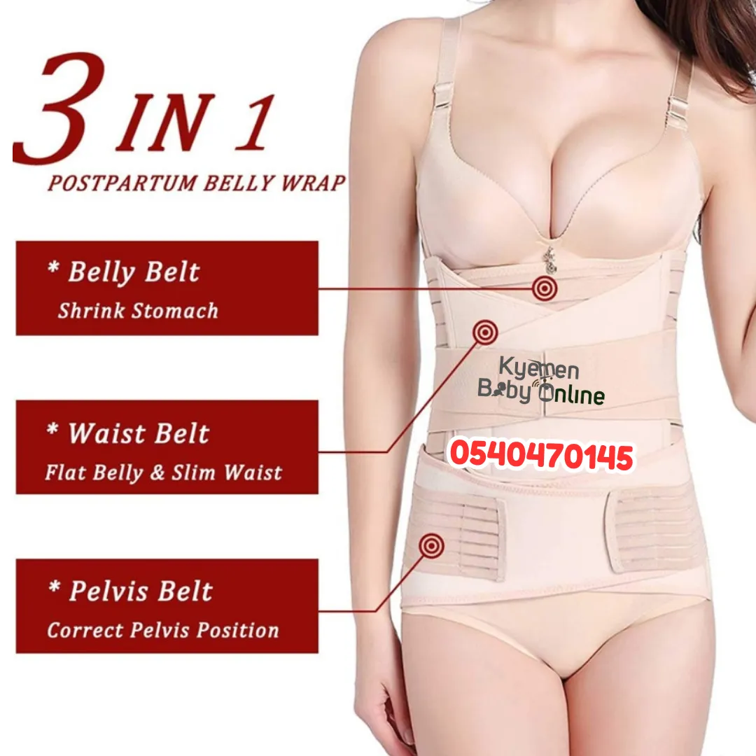 3 In 1 Postpartum Recovery Belt / Maternity Corset / Belly Band