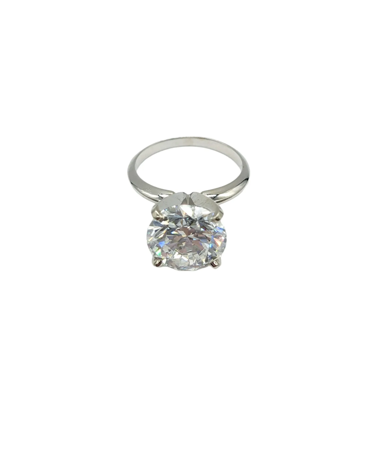 4.79 Lab Grown Solitaire Diamond Engagement Ring