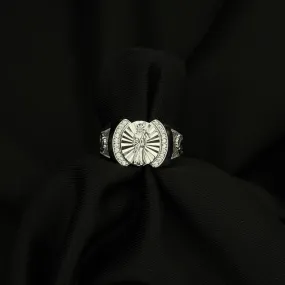 925 Silver Santa Muerte Ring 02