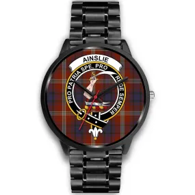 Ainslie Clan Badge Tartan Black Watch