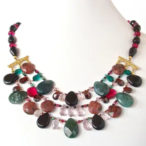 Amadeus: Gemstone Statement Necklace