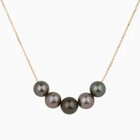 Amber Bali Pearl Necklace