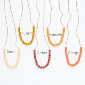 Amber Bead Necklace