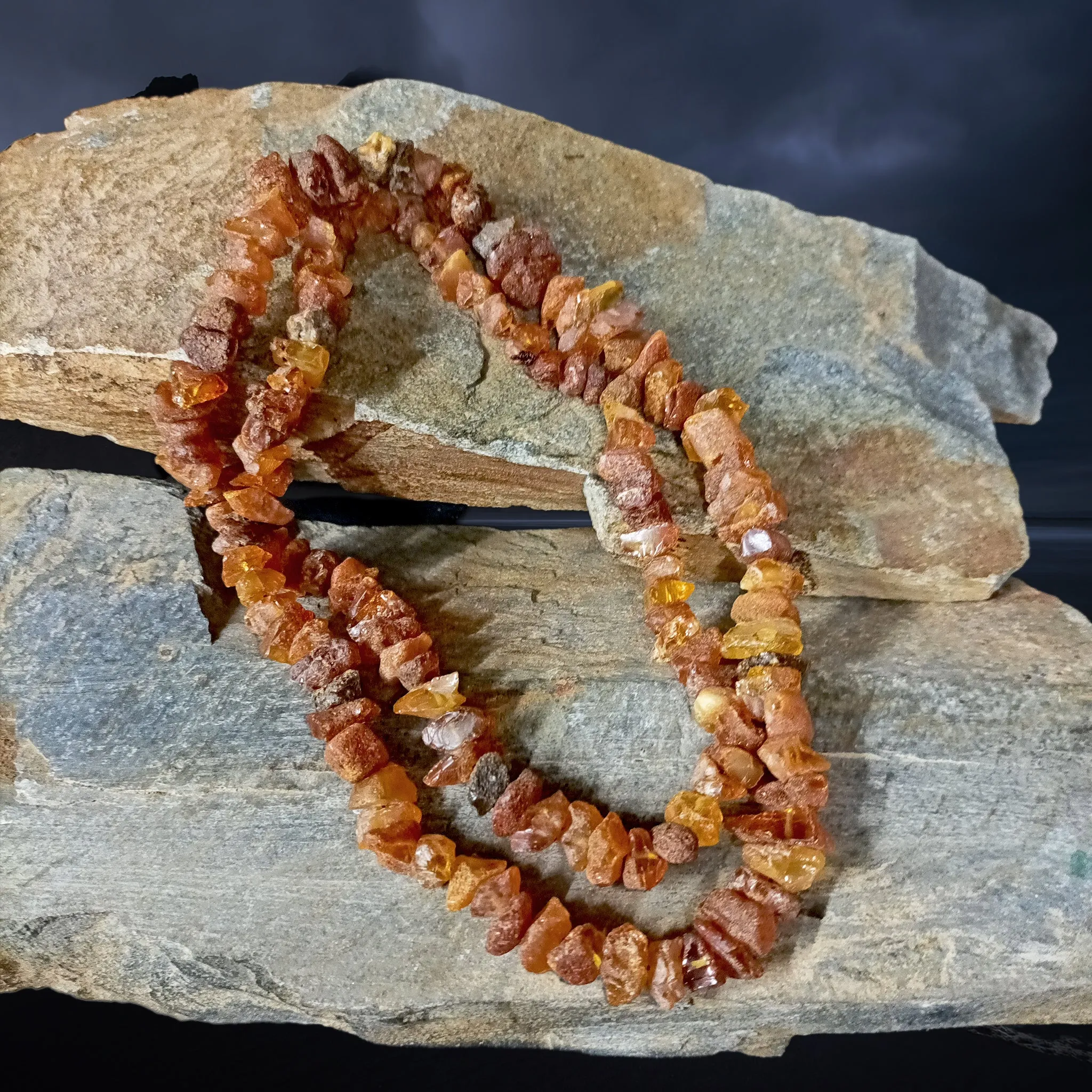 Amber Chip Necklace