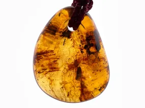 AMBER Crystal Necklace - Pendant Necklace, Handmade Jewelry, Healing Crystals and Stones, 48550