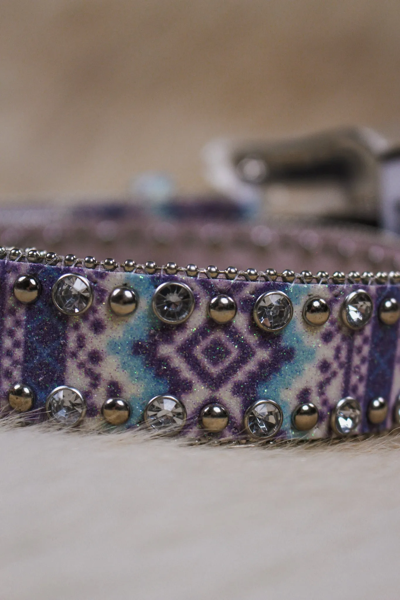 Angel Ranch Girls 1 1/4'' Glitter Aztec Belt