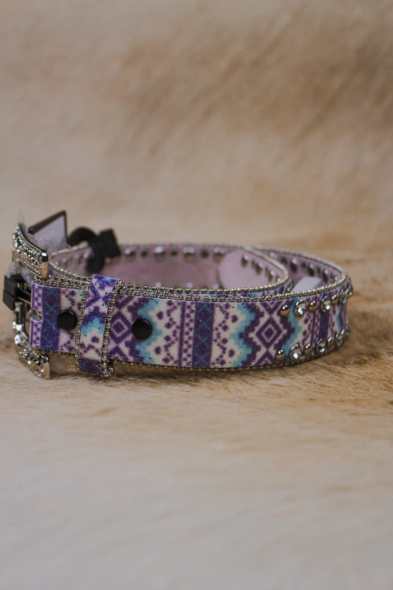 Angel Ranch Girls 1 1/4'' Glitter Aztec Belt