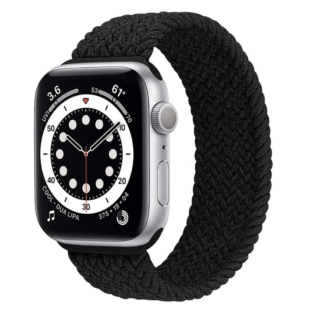 Apple Watch (41mm) elastic watch strap - Black / Size: M