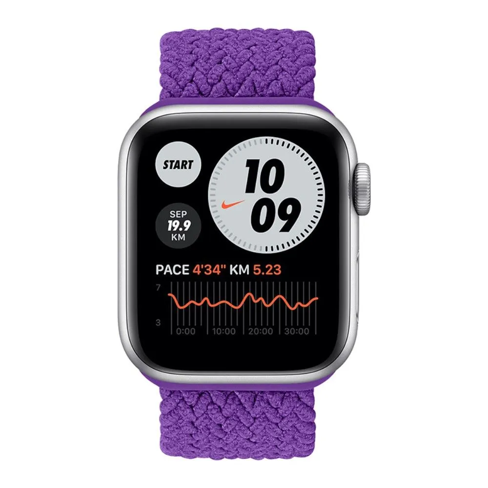 Apple Watch (41mm) elastic watch strap - Purple / Size: S