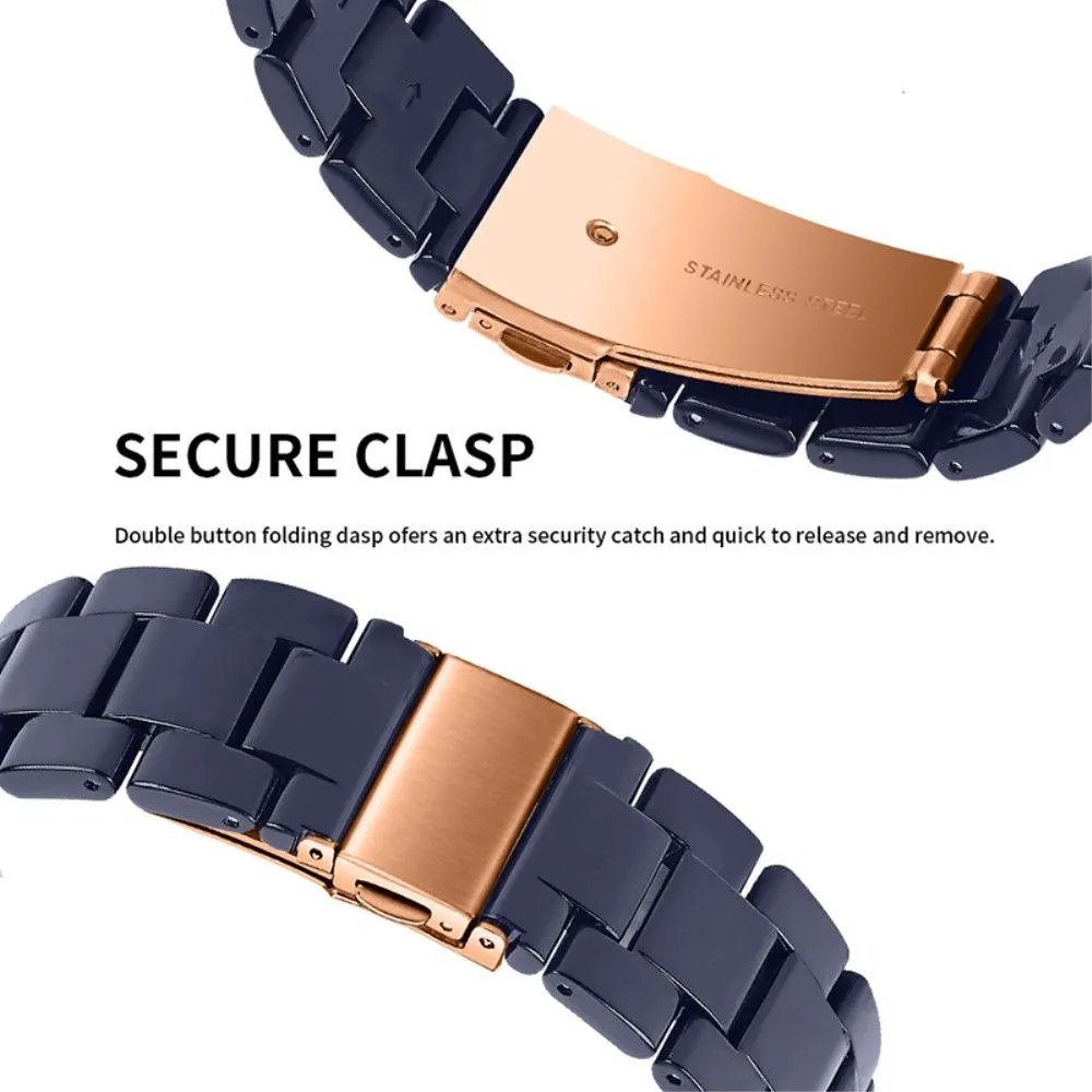 Apple Watch (45mm) 3 bead resin watch strap - Midnight Blue