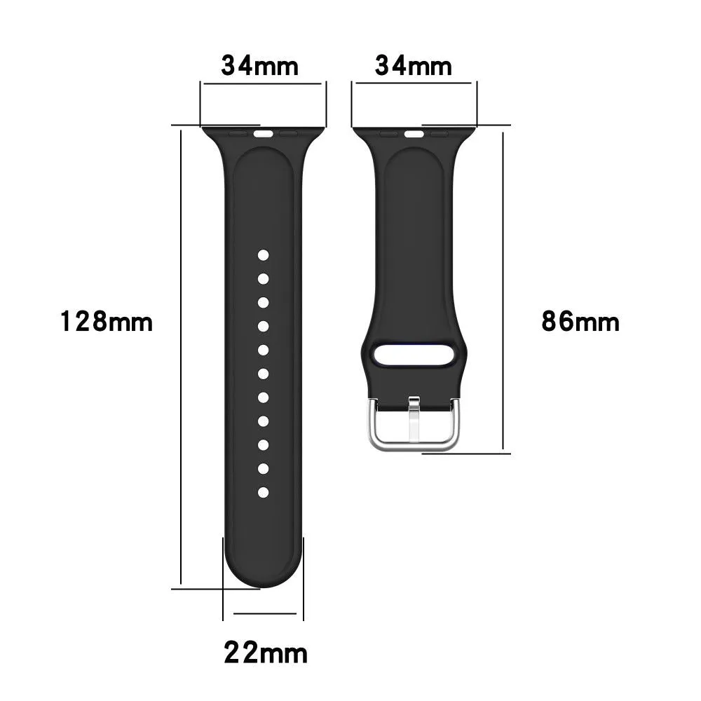 Apple Watch (45mm) IML colorful pattern silicone watch strap - Smile