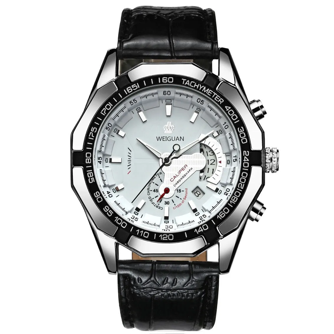 Automatic Movement Watch Men's Calendar Waterproof Luminous Non-Mechanical Watch Large Dial