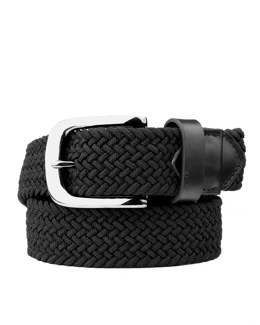 Bacca Bucci Men's Elastic Braided Golf Belt