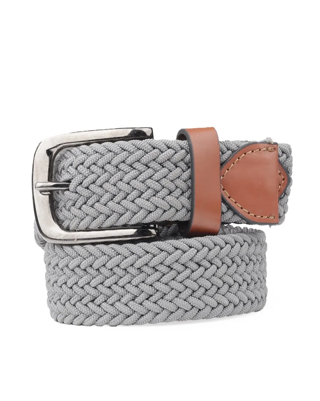 Bacca Bucci Men's Elastic Braided Golf Belt