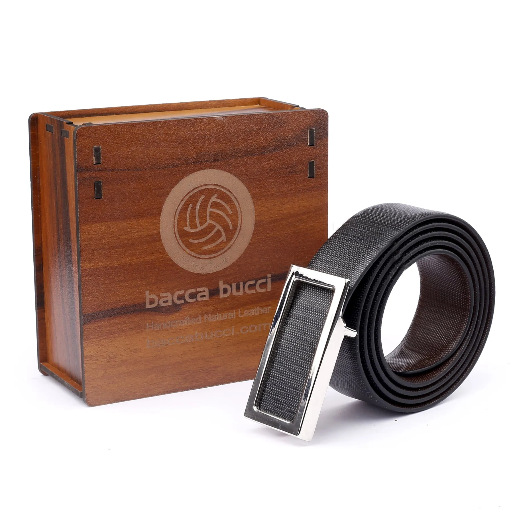 Bacca Bucci Men's Genuine Leather Dress & Formal Belts | Premium Quality | Classic & Fashion Design for Work Business & Casual