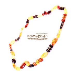 Bambeado Child Necklace Bean 37cm-Mixed