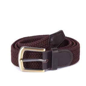 Barbour Stretch Web Belt - Dark Brown