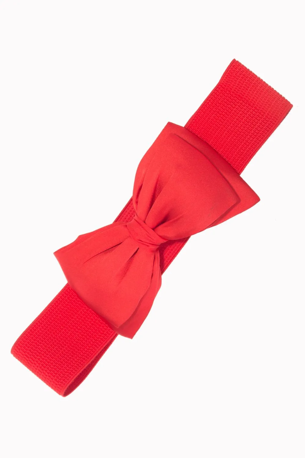 Bella Bow Belt in Red by Banned