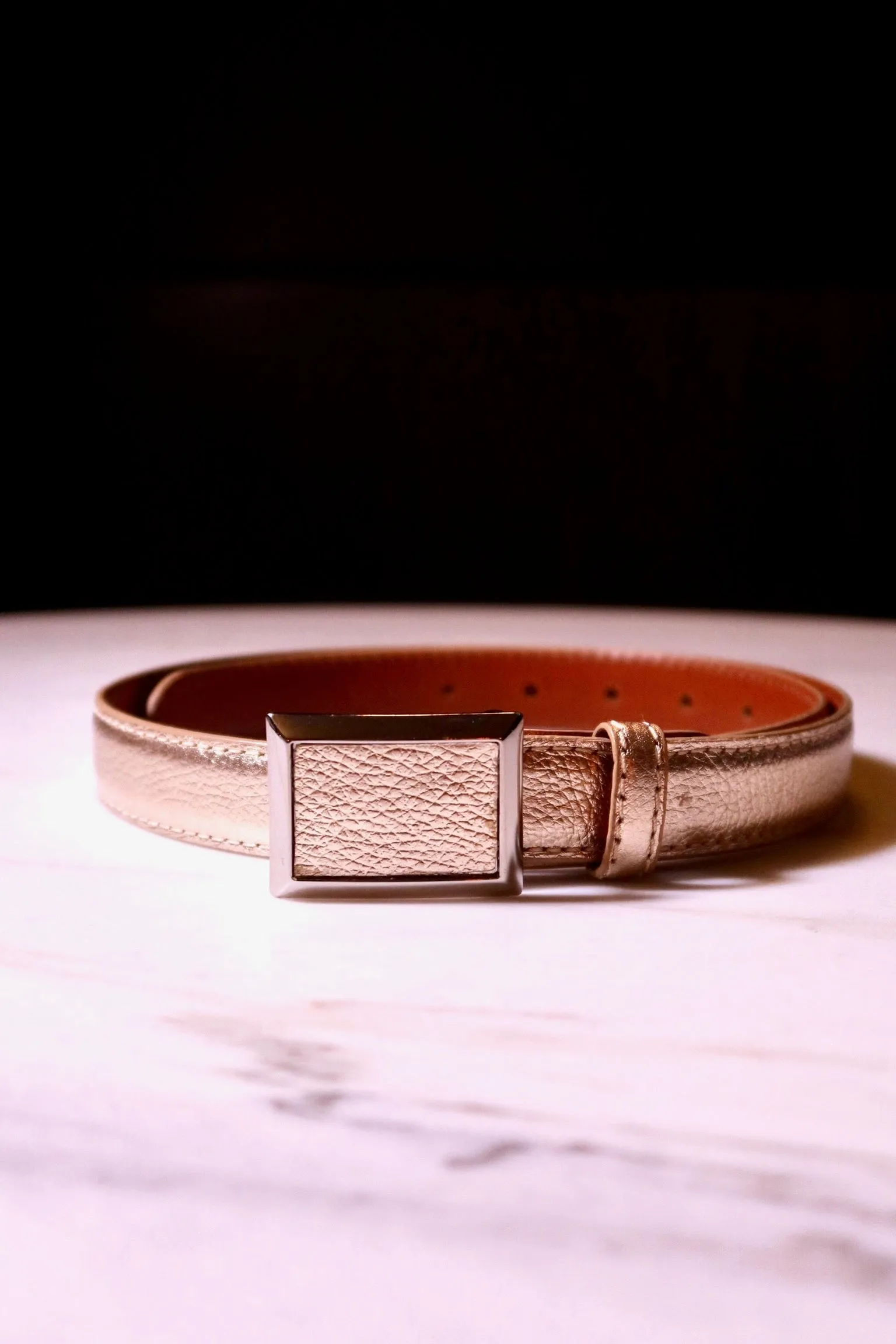 Belt - Italian Pebble Wedgewood Grey