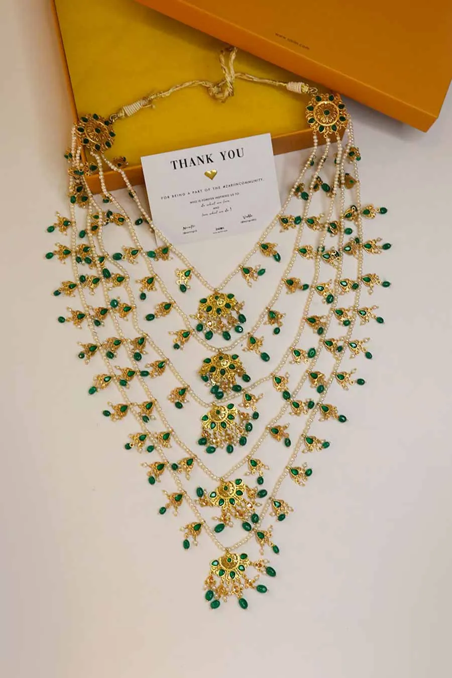 Benazir Gold Plated Layered Necklace