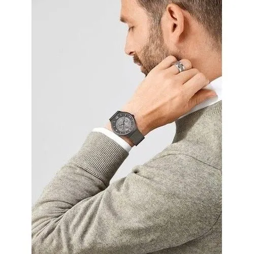 Bering Gents Classic Brushed Grey Watch