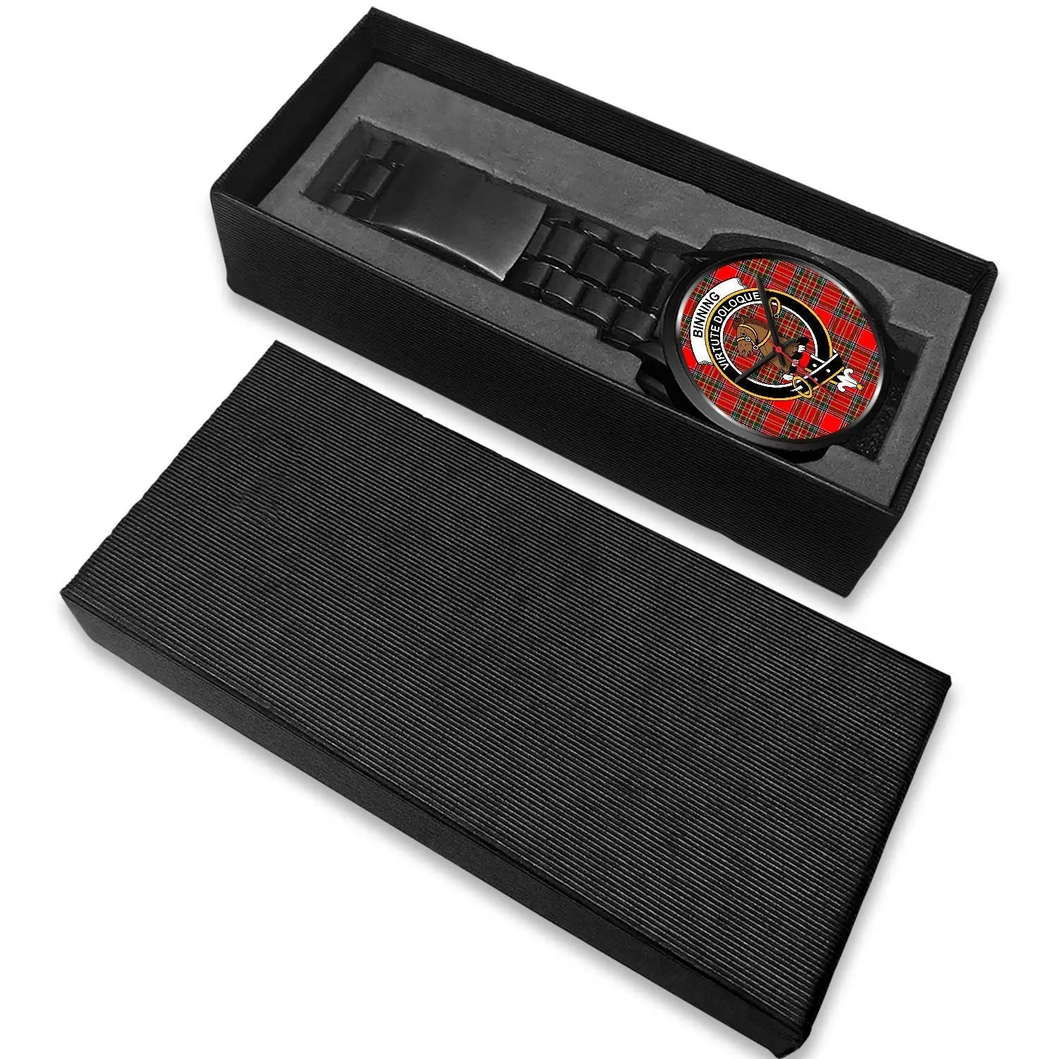 Binning Clan Badge Tartan Black Watch