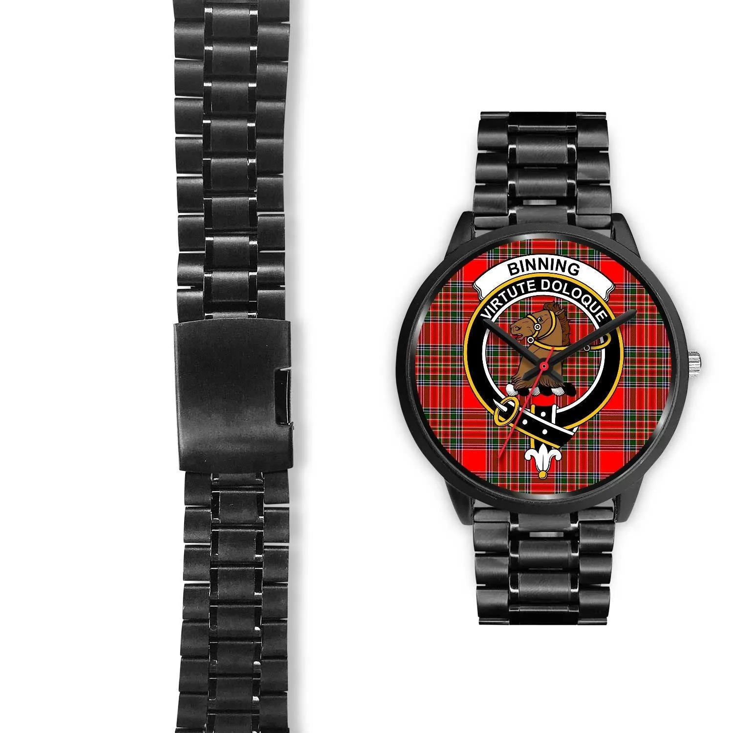 Binning Clan Badge Tartan Black Watch