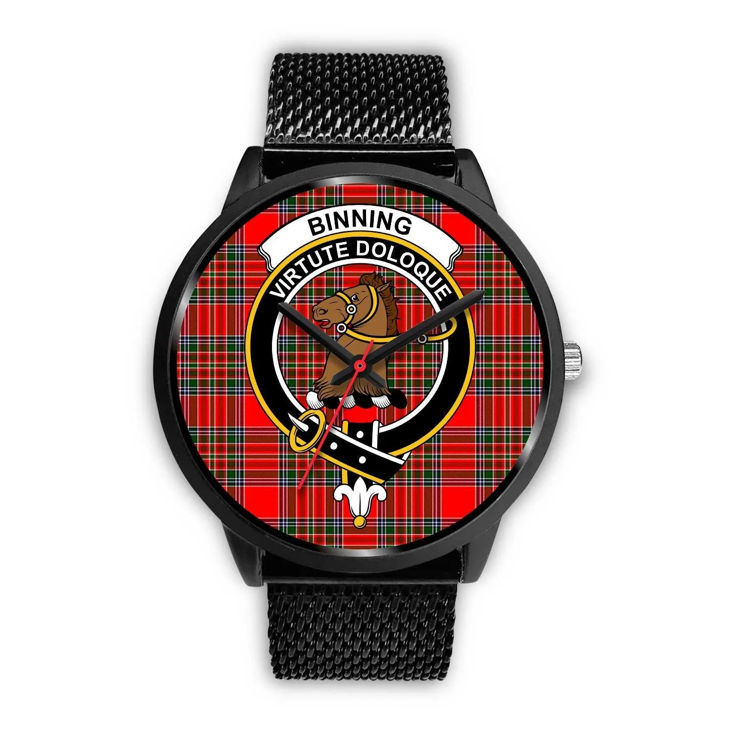 Binning Clan Badge Tartan Black Watch