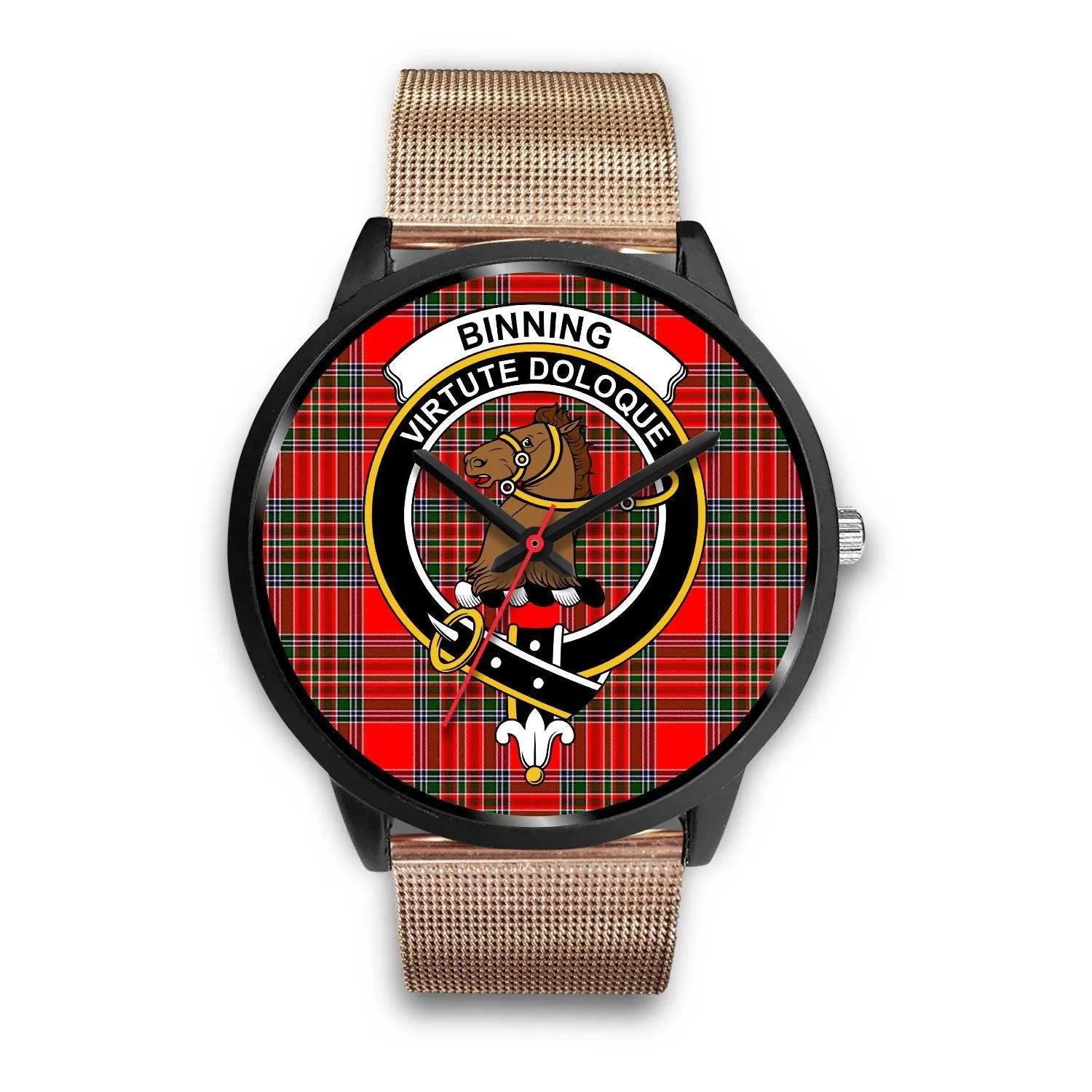 Binning Clan Badge Tartan Black Watch