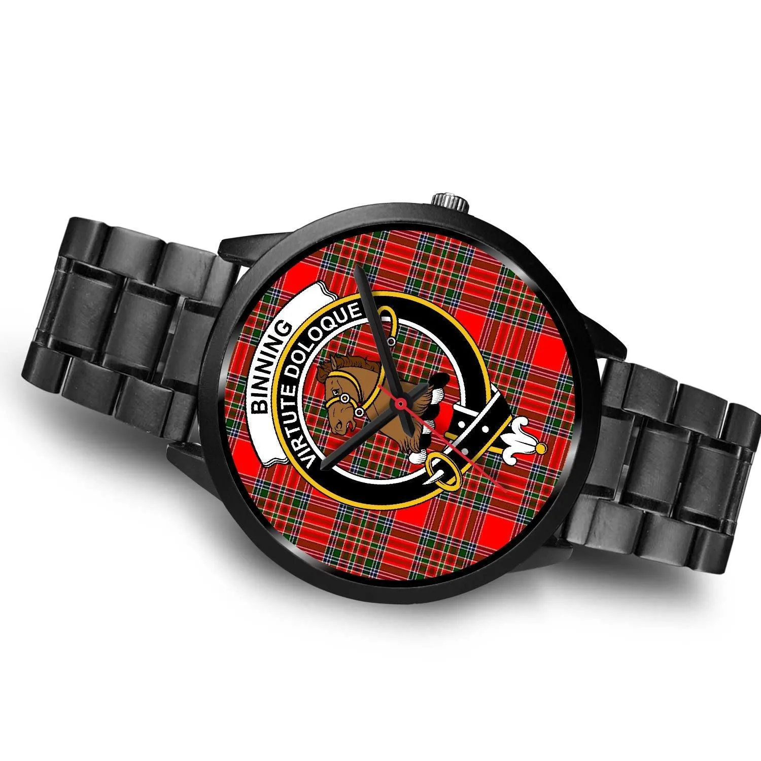 Binning Clan Badge Tartan Black Watch