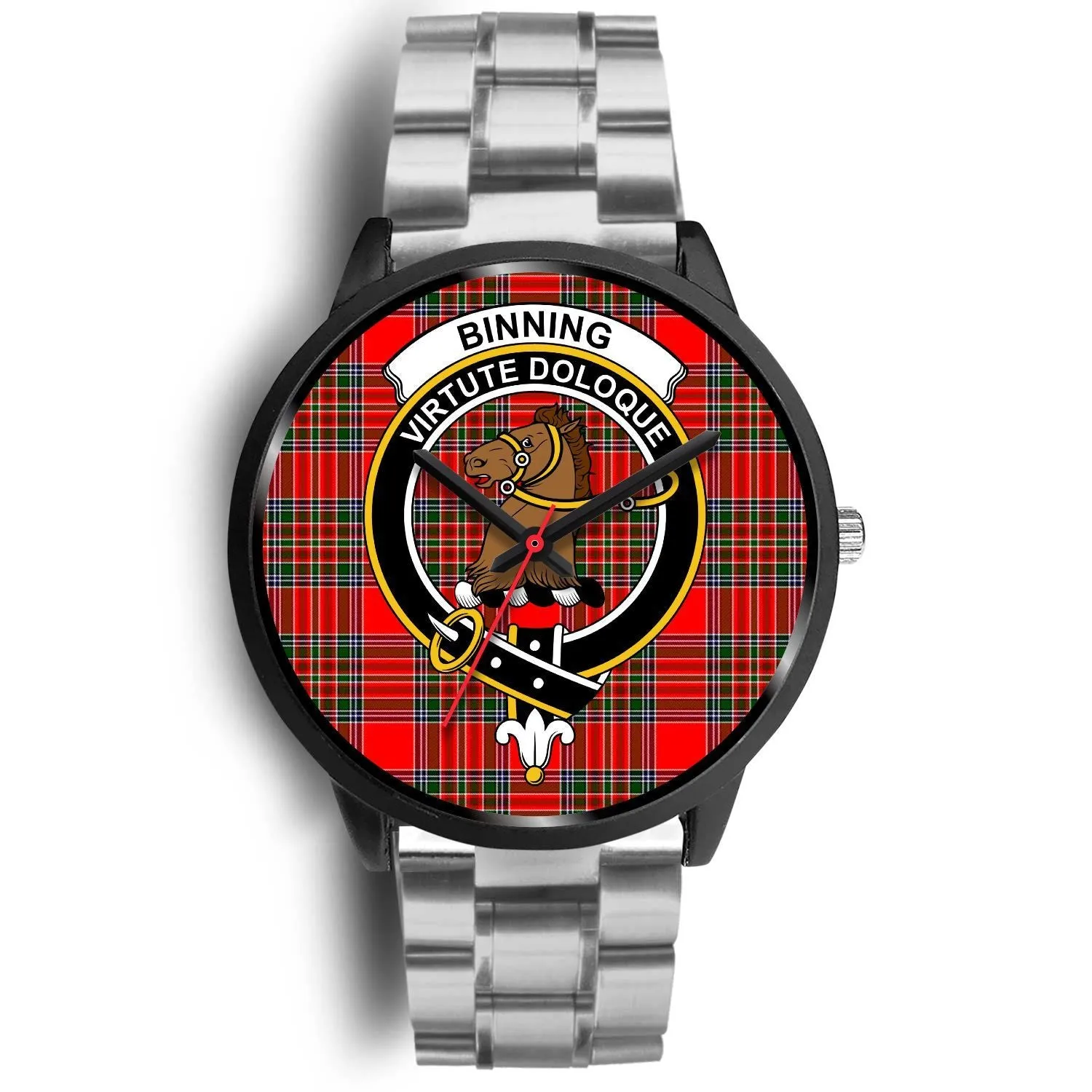 Binning Clan Badge Tartan Black Watch