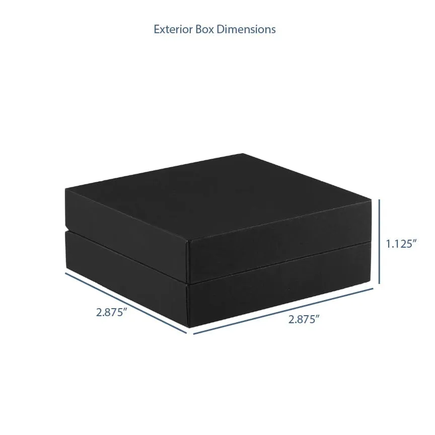 Black LED Slim Engagement Proposal Ring Box