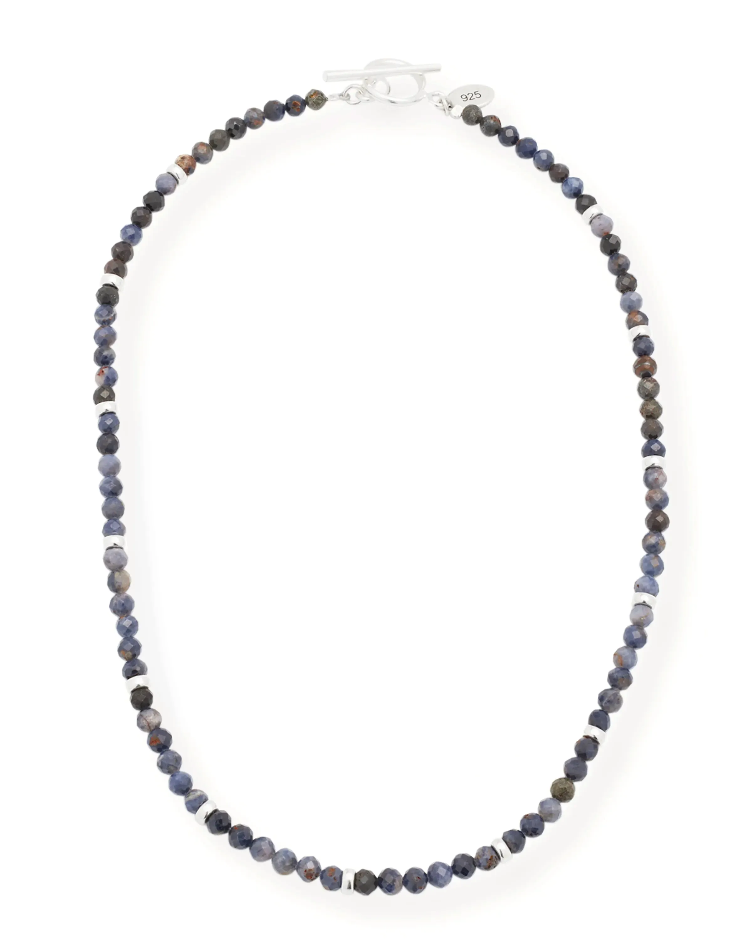 Blue Sapphire Beaded Necklace