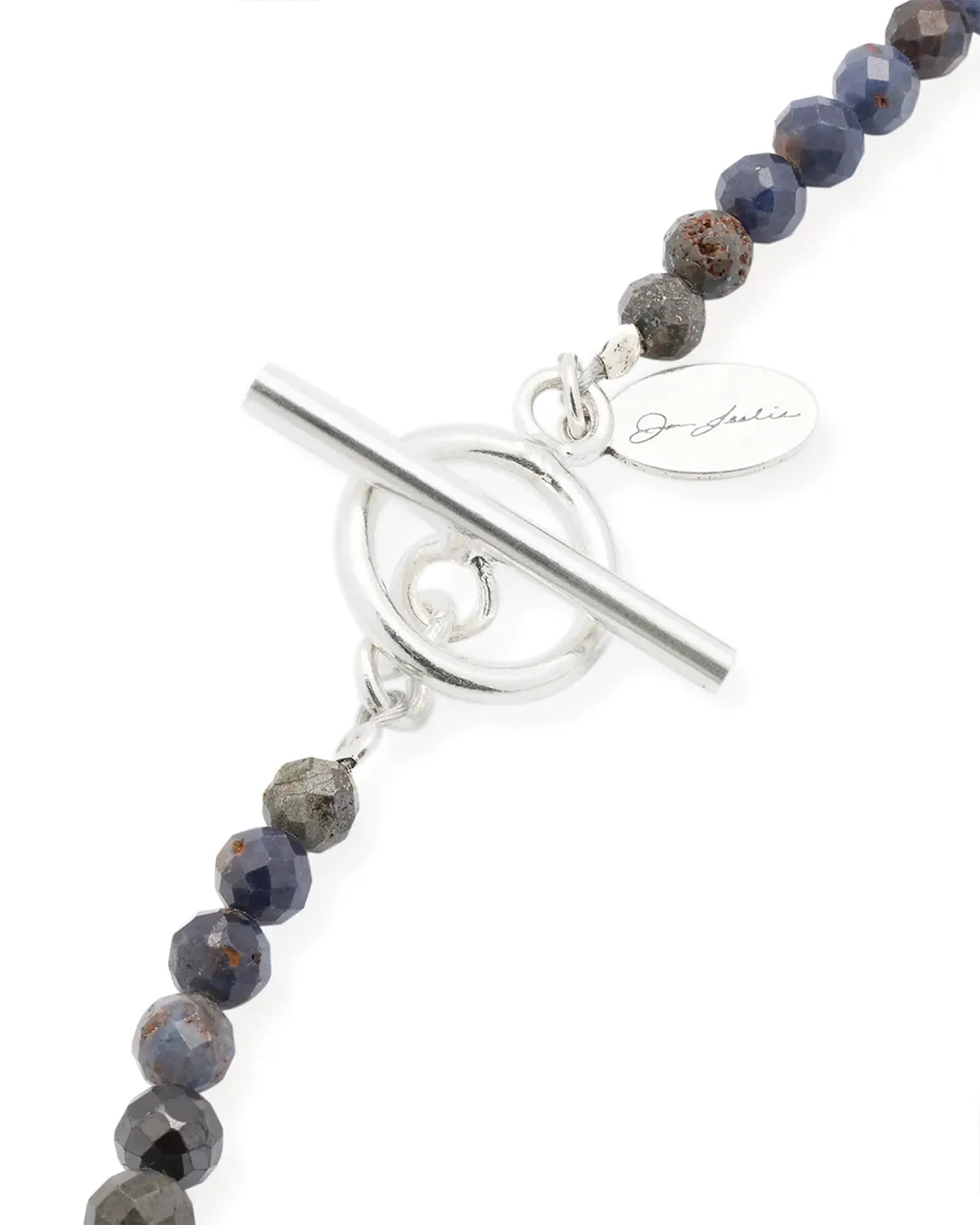 Blue Sapphire Beaded Necklace