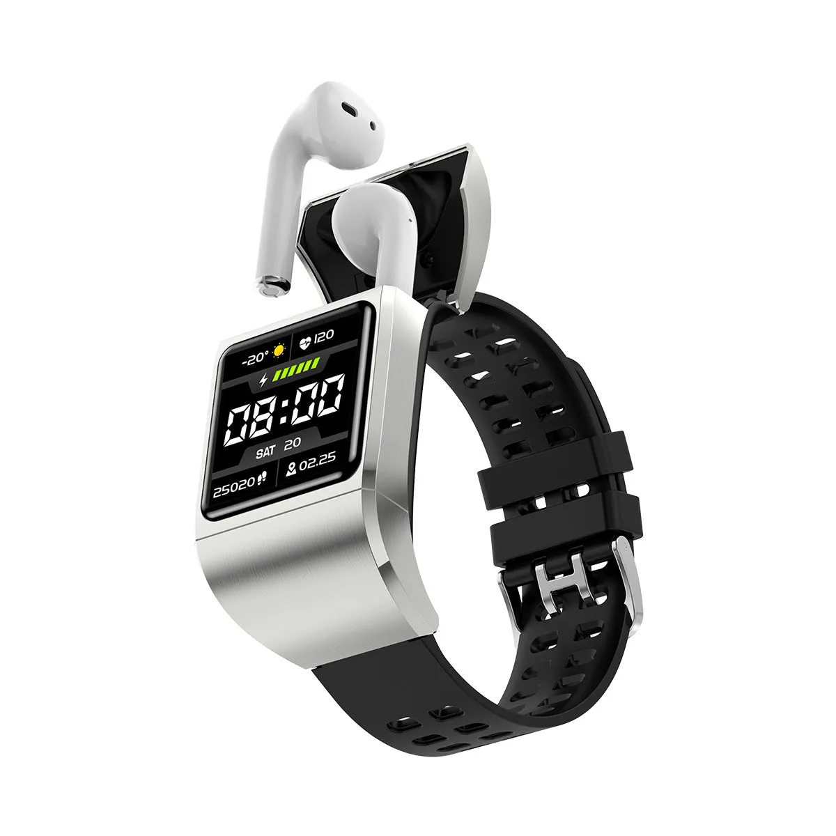 Bluetooth Headset 5.0 Smart Bracelet Two-in-One Touch Two-Generation Call Watch Long Standby