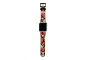 Border Collie Soho Orange Apple Watch Strap