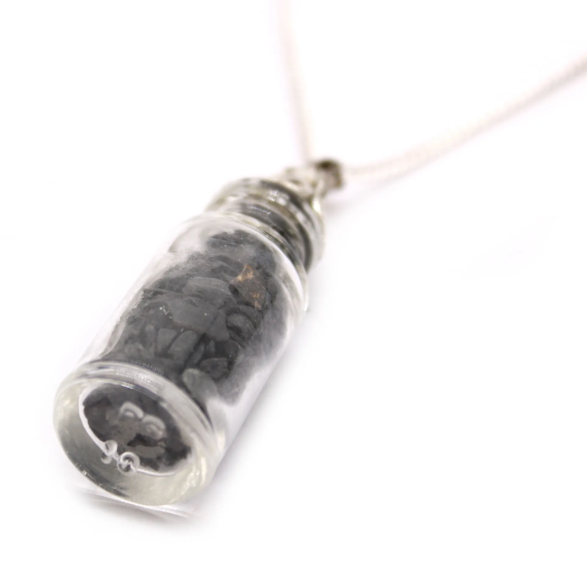 Bottled Gemstones Necklace - Black Onyx | Elegant and Powerful