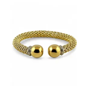 Bracciale bangle in oro giallo