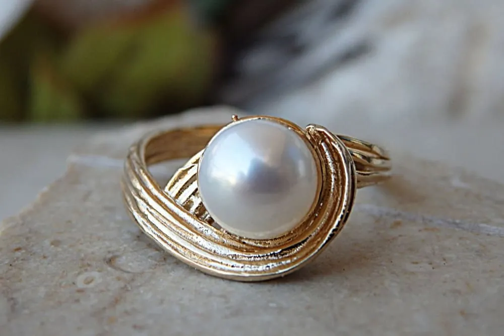 Bridal Pearl Ring