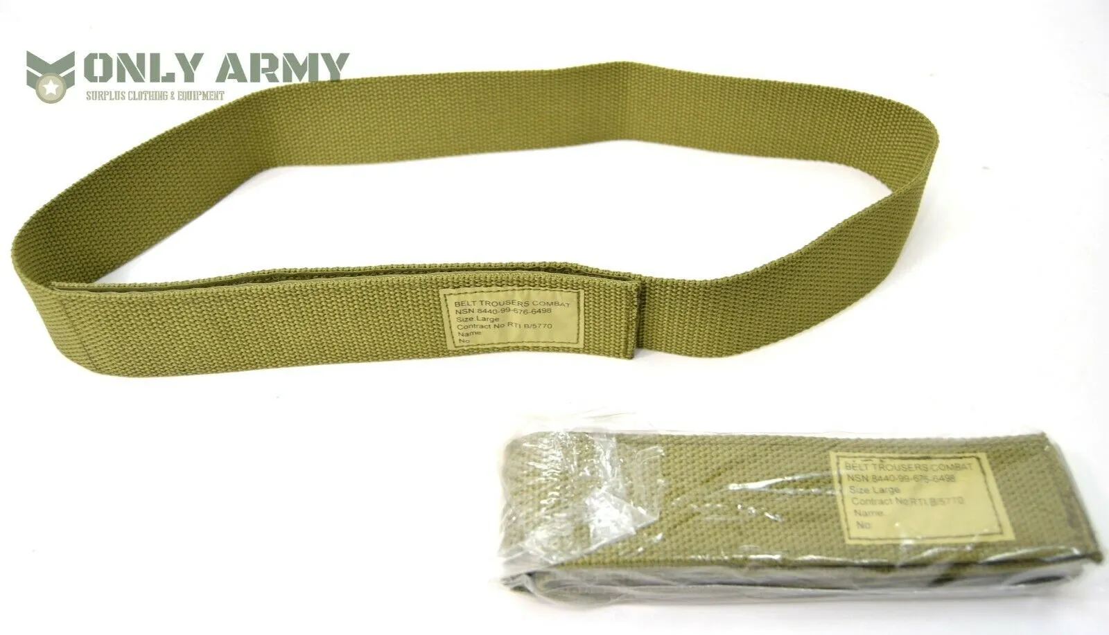 British Army PCS Velcro Combat Belt Cadet Soldier Combat Trouser