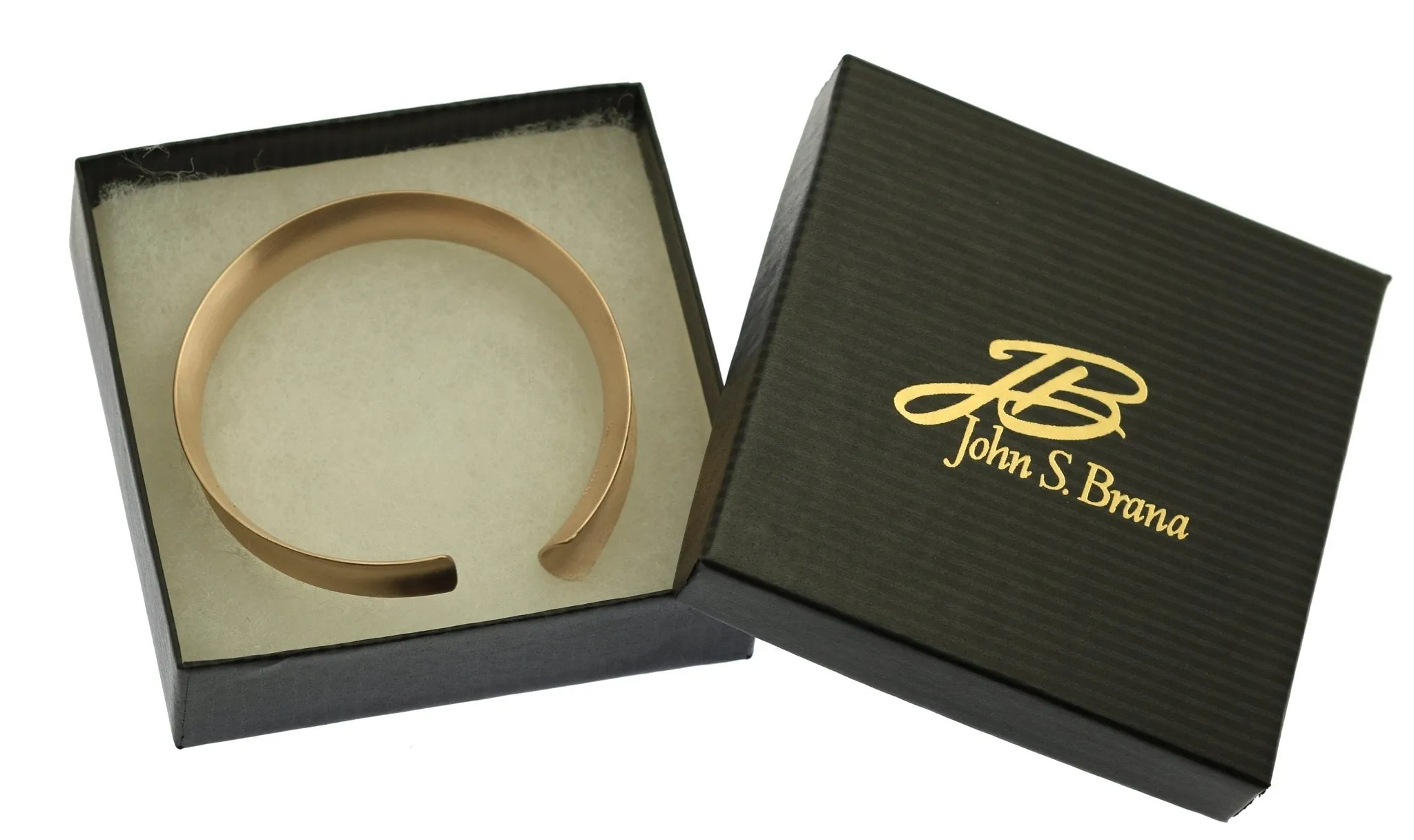 Brushed Bronze Anticlastic Bangle Bracelet