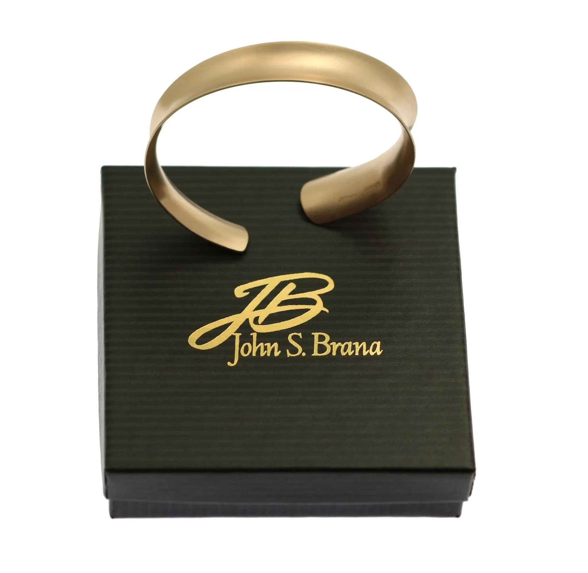 Brushed Bronze Anticlastic Bangle Bracelet