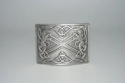 Buckle, Highland Saltire, Antique Finish