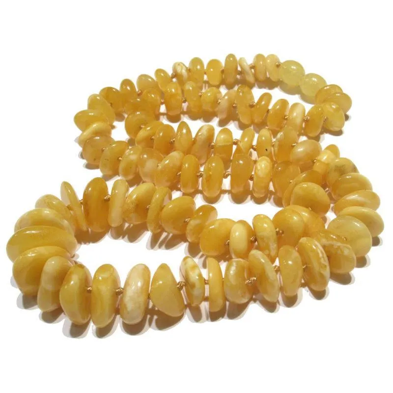 Butterscotch Amber Nugget Strand/Necklace