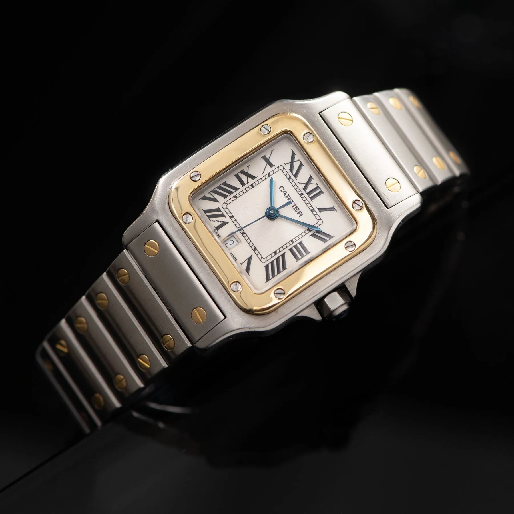 Cartier Santos Steel and Gold Reference 1566