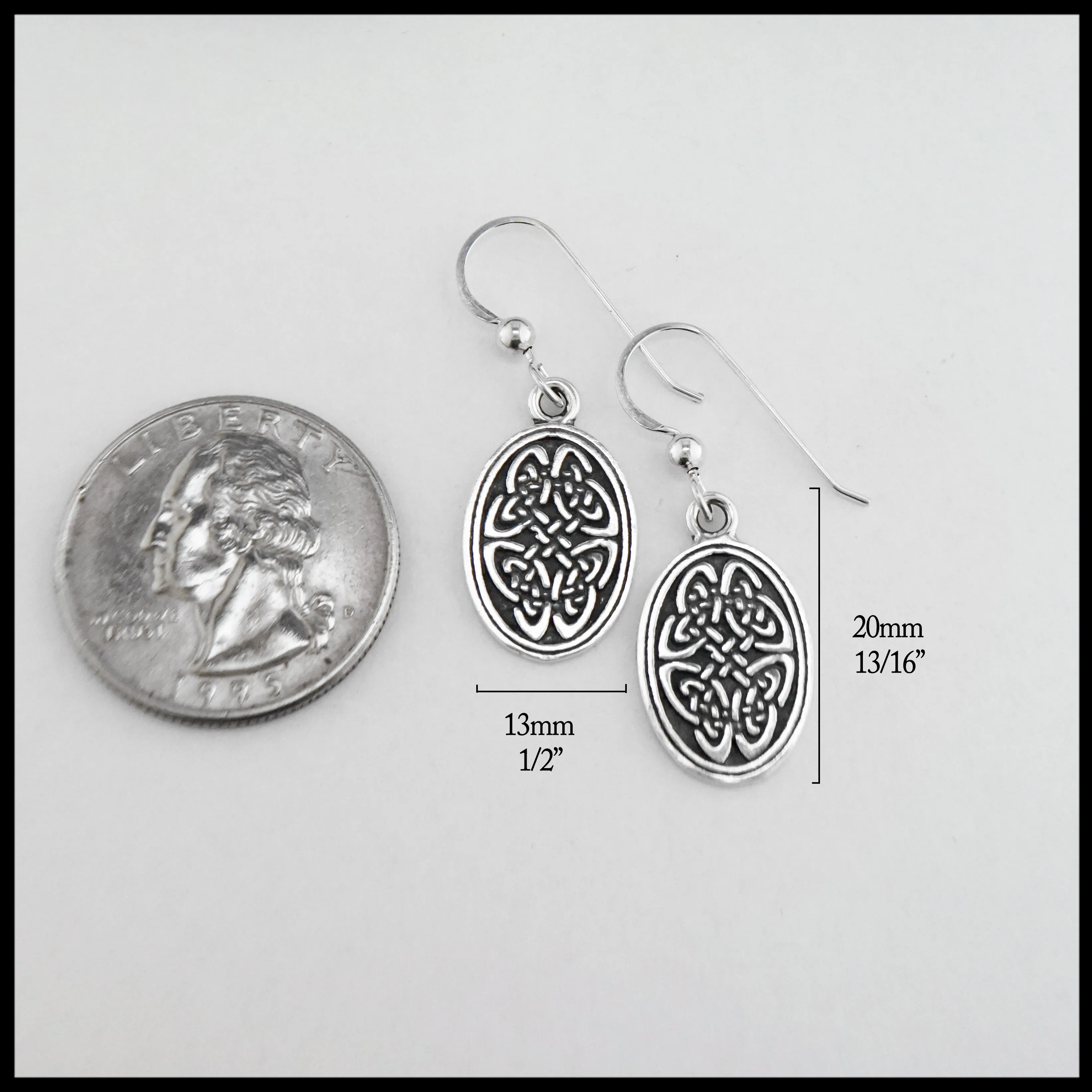 Celtic Butterfly Knot Pendant and Earring Set