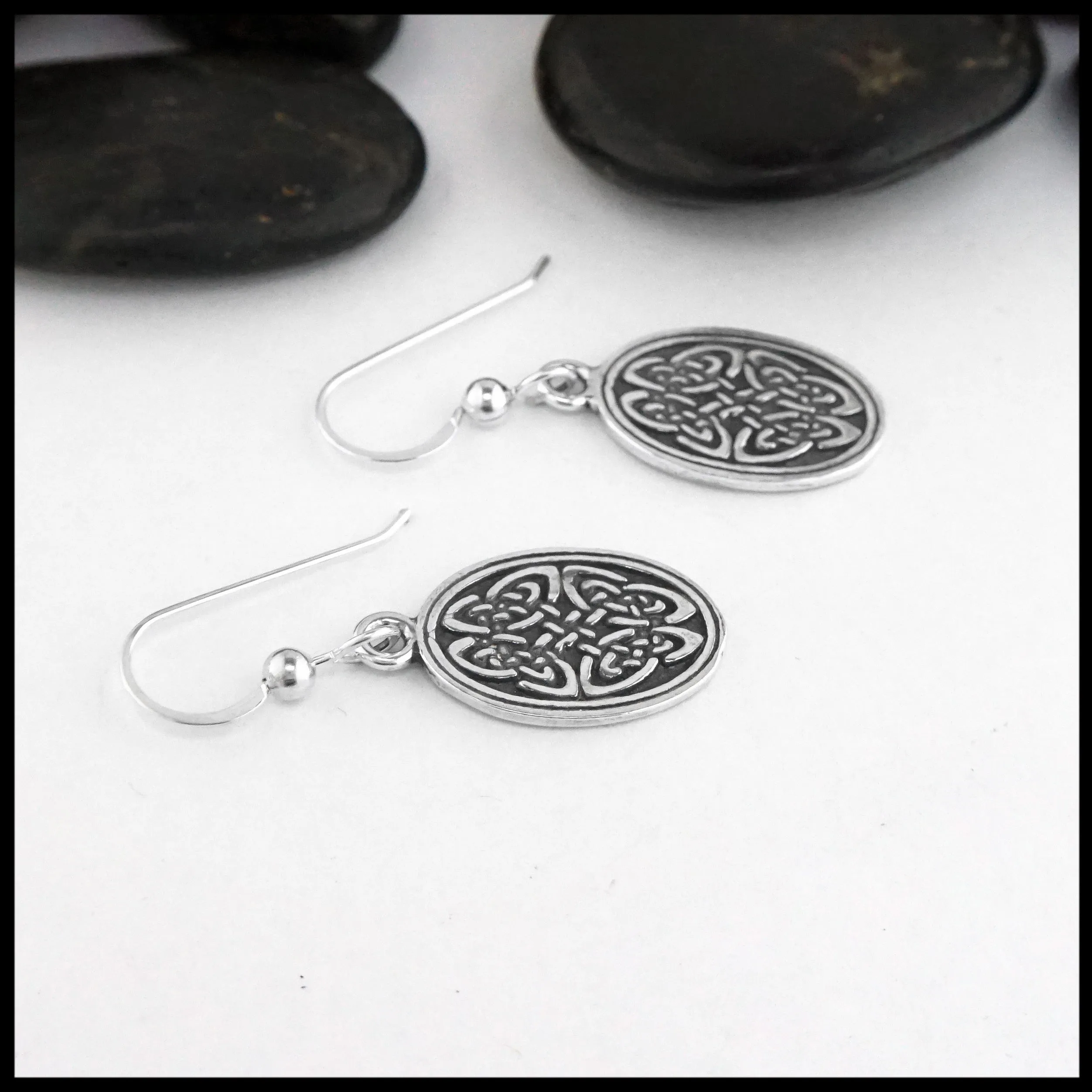 Celtic Butterfly Knot Pendant and Earring Set