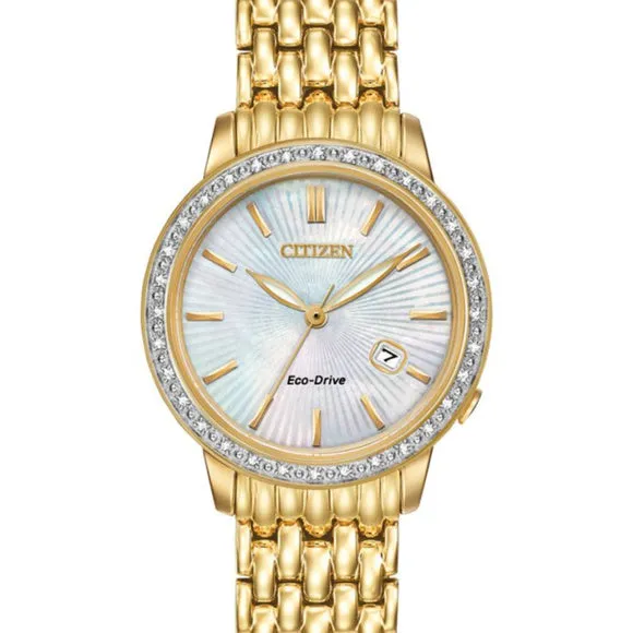 Citizen Ladies Eco Drive Diamond Bezel Watch