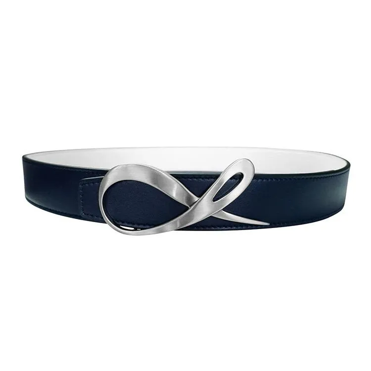 Classica Bianco Blu Mezzanotte Silver Belt